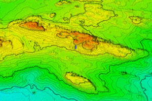 Rocky seafloor