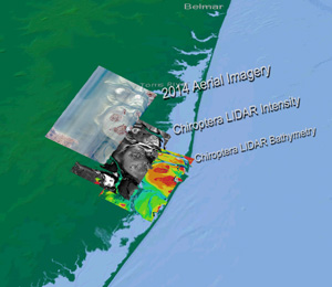 Layers used in habitat analysis from Chiroptera Lidar data in Barnegat Bay, NJ