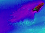 An image depicting PMBS sonar data from Redbird Reef