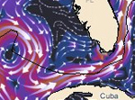 A visualization of current flow